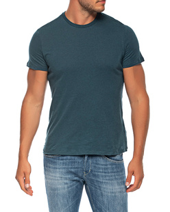 Majestic Filatures  Crew Cotton Cashmere Petrol
