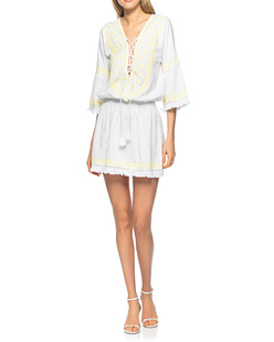 Melissa Odabash Martina White Yellow