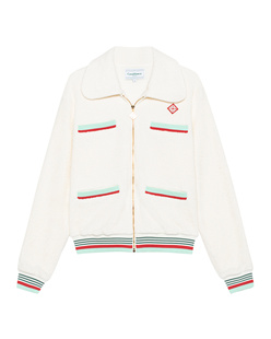 CASABLANCA Terry Track Top Off White