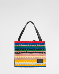 Missoni Bags zigzag-print terry small multicolor