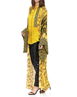 Mimi Liberté Kimono Print Black Yellow