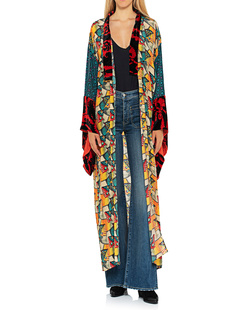 Mimi Liberté Kimono Mix Arles Print Multicolor