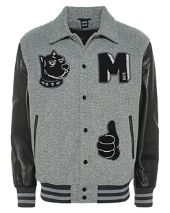MPD Box Varsity Leather Grey Black