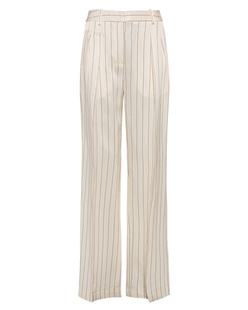 LOULOU STUDIO Nata Wide Leg Stripe Beige