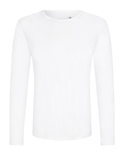 JUVIA Cotton Crew White