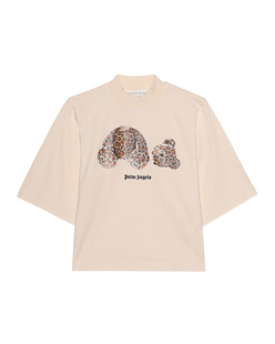 Palm Angels Leopard Bear Off White Brown
