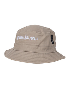 Palm Angels Classic Logo Bucket Beige
