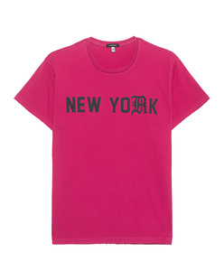 R13 New York Boy T Bright Pink