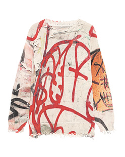 R13 Street Oversized Graffiti Multicolor