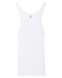 RE/DONE Ribbed Optic White