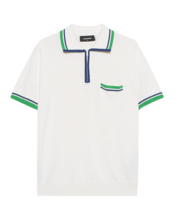 DSQUARED2 Sporty Polo Off White