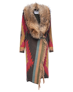 BAZAR DELUXE Fur Ikat Multicolor