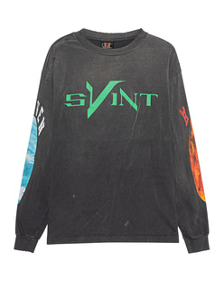 SAINT MICHAEL VLone Saint Washed Black