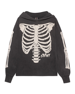 SAINT MICHAEL Bones Washed Black