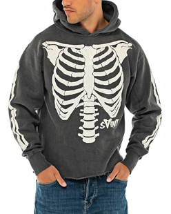 SAINT MICHAEL Bones Washed Black