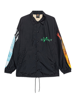 SAINT MICHAEL Coach Jacket VLone Black