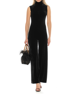 Norma Kamali Tank Roll Neck Black