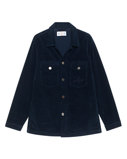 ACE DENIM Corduroy Trucker Navy