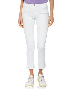 AG Jeans Mari High Raise Straight White
