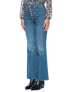 ULLA JOHNSON The Lou Jean Danube Medium Indigo Wash