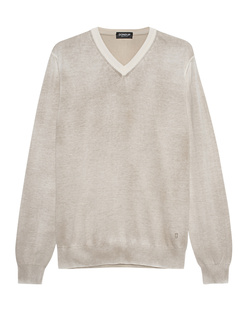 Dondup Cotton V Neck Sand