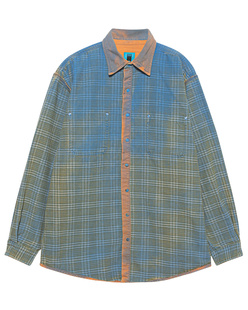 NOTSONORMAL Double Flannel Checked Palsk Green
