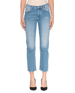 TRUE RELIGION Highrise Straight Cropped Blue