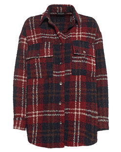 TRUE RELIGION Checked Colibri Red Blue