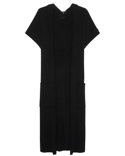 TRUE RELIGION Long Collarless Black