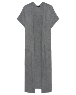 TRUE RELIGION Long Collarless Grey