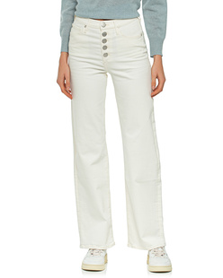 TRUE RELIGION Bootcut Button Fly Off-White
