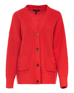 TRUE RELIGION  Oversize Solid Tomato Red