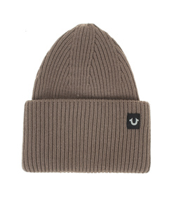 TRUE RELIGION Beanie Solid Slate