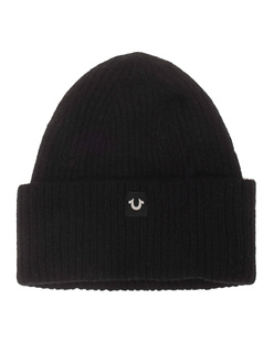 TRUE RELIGION Beanie Solid Black