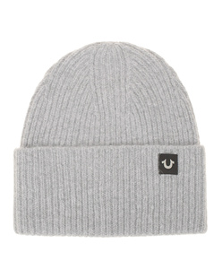 TRUE RELIGION Beanie Solid Arctic Silver