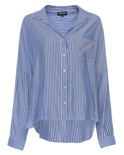 TRUE RELIGION Oversize Boxy Stripe Blue White