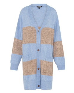 TRUE RELIGION Long Collarless Cornflower Blue