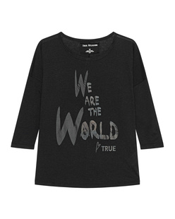 TRUE RELIGION We Are The World Black