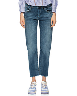 TRUE RELIGION Liv Boyfriend Relaxed Skinny Blue