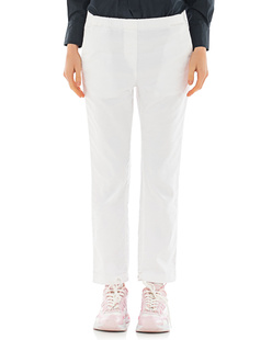 TRUE RELIGION Linen Cotton Elastic Waist White