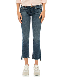 TRUE RELIGION Halle Kick Flare Blue Denim