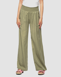 TRUE RELIGION Wide Pant Olive Green