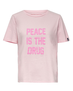 TRUE RELIGION Peace is the Drug Pink