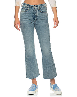 RAG&amp;BONE Maja High-Rise Cropped Flare Blue