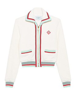 CASABLANCA Cashmere Terry Track Off White