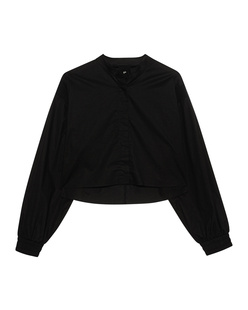 THOM KROM Cropped Oversize Black