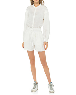 THOM KROM Overall Short Off White