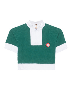 CASABLANCA Monogram 3D Jersey Textured Green