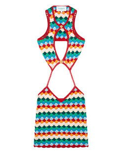 CASABLANCA Shell Crochet Rainbow Multicolor
