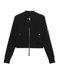 THOM KROM Cropped Bomber Black